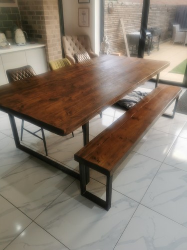 Rustic dark oak handmade - handmade, very