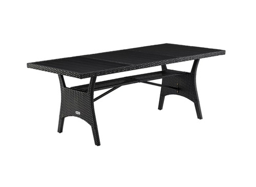 Garden rattan dining table - garden, xl