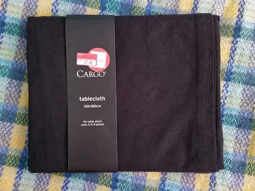Tablecloth 130x180cm black - tablecloth,