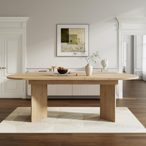 Extendable dining table oak - extendable,