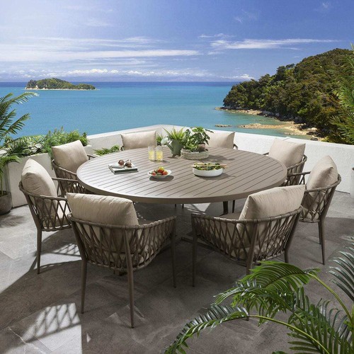 Large round garden dining - round,